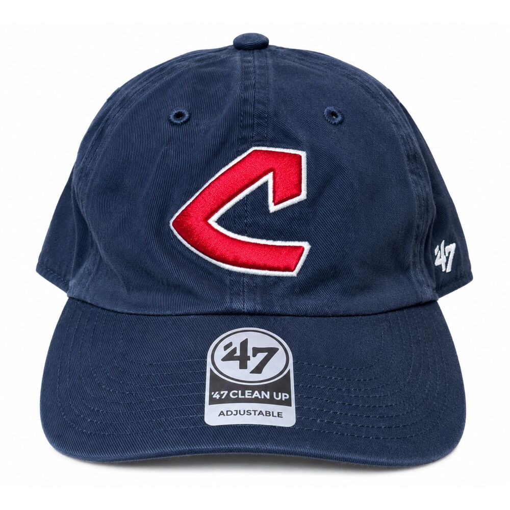 Cleveland Guardians ’47 Clean Up Hat Navy Adjustable Baseball Cap NWT